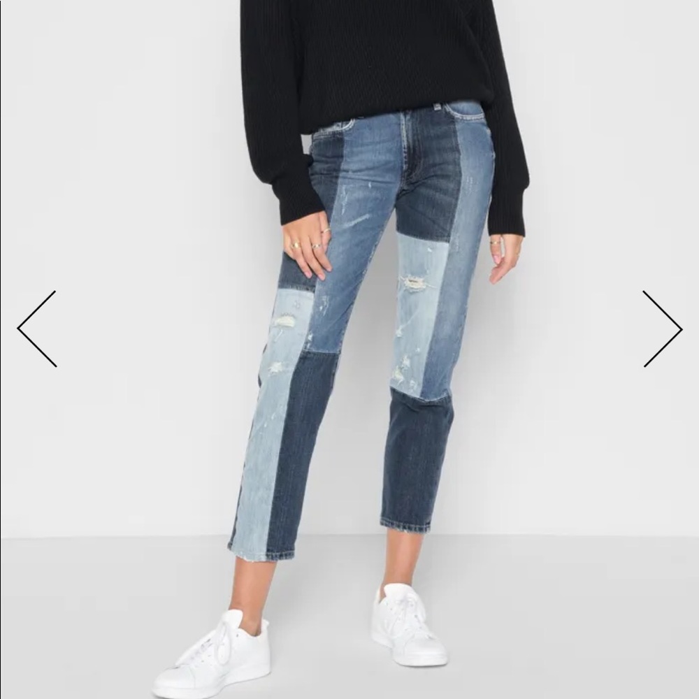 Seven for all mankind Indigo Patches